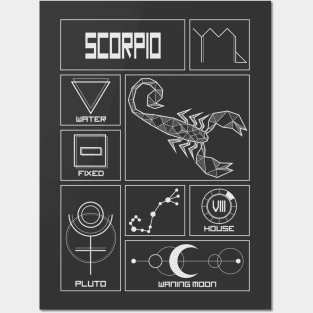 Scorpio Profile - Astrology Signs Posters and Art